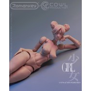 Romankey X COWL 1/12 Scale Female body - 3 skin colors